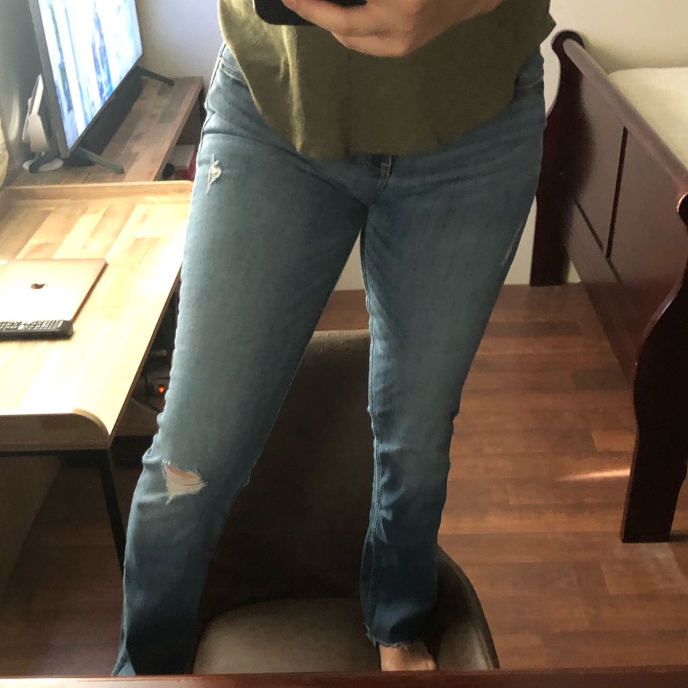 HOLLISTER Boot Cut Distressed Jean